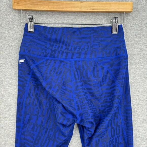 Fabletics Leggings Womens XS PowerHold Blue Athletic Gym Running Activewear - Picture 8 of 14